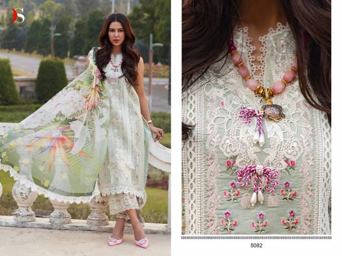 Mush Q 2 By Deepsy Embroidery Cotton Pakistani Suits Wholesale Market In Surat
